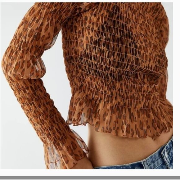 Free People - Size M Long Sleeve Blouse - Picture 2 of 11